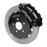 Wilwood 03-08 Audi A4 Forged Narrow Superlite 6R Front Big Brake Kit 12.88in Rotor Dia (Black)