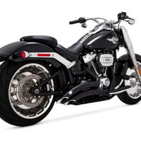 Vance & Hines HD Ftby/Brkout 18-22 Br 2-2 Black PCX Full System Exhaust