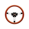 OMP Mugello Wooden Steering Wheel 350mm Handgrip Oval25X23mm