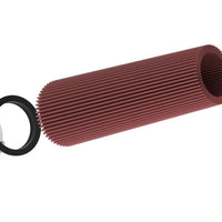 K&N Universal Clamp-On Air Filter 7-1/2in 6 DEG FLG 5in OD 20 1/8in H