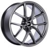 BBS CI-R 20x8.5 5x112 ET32 Platinum Silver Polished Rim Protector Wheel -82mm PFS/Clip Required