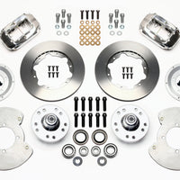 Wilwood Forged Dynalite Front Kit 11.00in Polished 37-48 Ford Psgr. 360 Plate Mount