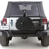 Rampage 07-18 Jeep Wrangler JK (Incl. Unlimited) Trail Guard Tire Carrier - Black