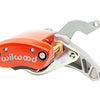 Wilwood Caliper - MC4 Mechanical Right Hand - Red 1.19in Piston 1.10in Rotor - Red