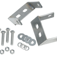 Kentrol 45-86 Jeep CJ Rear Bumper Brackets Pair - Polished Silver