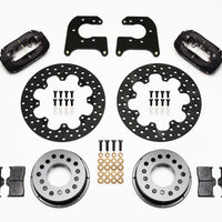 Wilwood Forged Dynalite Rear Drag Kit Drilled Rotor Mopar-Dana 2.36in Offset