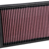 K&N 2019 Ford Transit L3-1.0L F/I Replacement Drop In Air Filter