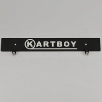 Kartboy Front License Plate Delete - Black