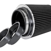 Spectre Adjustable Conical Air Filter 5-1/2in. Tall (Fits 3in. / 3-1/2in. / 4in. Tubes) - Black