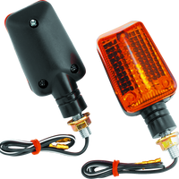 BikeMaster Universal Ministalk Marker Light - Black/Amber