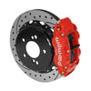 Wilwood Narrow Superlite 4R Rear Kit 12.88in Drilled/Slotted Red 00-06 BMW M3 E46