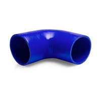 Mishimoto 4in. 90 Degree Coupler - Blue