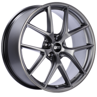 BBS CI-R 19x10 5x120 ET25 Platinum Silver Polished Rim Protector Wheel -82mm PFS/Clip Required