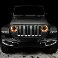 Oracle Jeep JL/Gladiator JT Oculus Bi-LED Projector Headlights - Amber/White Switchback SEE WARRANTY