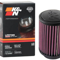 K&N Universal Rubber Filter 2.125in Flange ID 3.5in Base OD 3.5in Top OD 5in Height