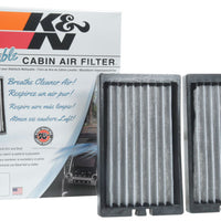 K&N 2018 Jeep Wrangler JL 2.0L/3.6L Cabin Air Filter - 2 Per Box