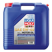 LIQUI MOLY 20L Leichtlauf (Low Friction) High Tech Motor Oil SAE 5W40