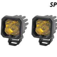 Diode Dynamics Stage Series C1 LED Pod Sport - Yellow Wide Standard ABL (Pair)