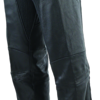 River Road Longhaul Leather Chaps Black - Large