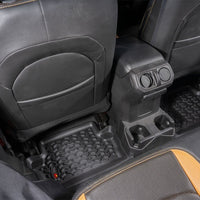 Rugged Ridge Floor Liner Rear Black 2018-2020 Jeep Wrangler JL 2 Dr