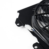 CSF 92-00 Honda Civic All-Aluminum Fan Shroud w/12in SPAL Fan - Black Finish