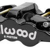 Wilwood Caliper - Aero6-DS Forged Six-Piston Caliper - 6.52in Piston 1.25in Rotor - Black