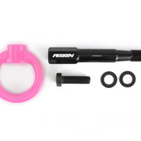 Perrin 15-17 Subaru WRX/STI Tow Hook Kit (Front) - Hyper Pink