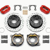 Wilwood Dynapro Lug Mount P/S Park Brake Kit Drilled Red Big Ford 2.36in Off Bronco 5 x 5.50