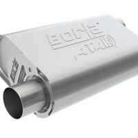 Borla CrateMuffler BB Mopar 383/413/426/440 ATAK 2.5in Offset/Offset 14inx4.35inx9in Oval Muffler