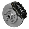 Wilwood Narrow Superlite 6R Front Brake Kit 11.86in Black 64-70 GM C10 w/ Factory Drum Spindles