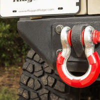 Rugged Ridge Red 7/8in D-Ring Isolator Kit