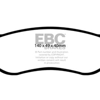 EBC 07-11 Ford Explorer Sport Trac 4.0 Yellowstuff Rear Brake Pads