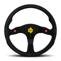 Momo MOD80 Steering Wheel 350 mm -  Black Suede/Black Spokes