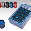 Rays Dura-Nut L42 Straight Type 14x1.50 Lug Nut Set 16 Lug 4 Lock Set - Blue