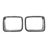 Omix Headlight Bezel Chrome 87-95 Jeep Wrangler YJ