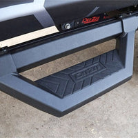 Deezee 99-23 Chevrolet/GMC/Dodge/Ford Full Size Truck Hex Cast -Super Cab Side Steps (Txt Blk)