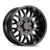 Mayhem 8110 Tripwire 20x9 / 8x165.1 BP / 18mm Offset / 130.8mm Hub Black w/ Prism Red Wheel