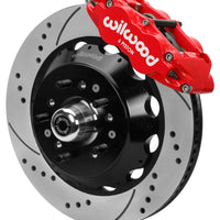 Wilwood 70-81 FBody/75-79 A&XBody FNSL6R Frt BBK 14in D/S Rtr Red Calipers Use w/ Pro Drop Spindle