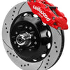 Wilwood 70-81 FBody/75-79 A&XBody FNSL6R Frt BBK 14in D/S Rtr Red Calipers Use w/ Pro Drop Spindle