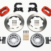 Wilwood Forged Dynalite P/S Rear Kit Red Chev 12 Bolt w C-Clips