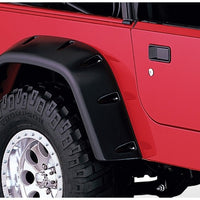 Bushwacker 97-06 Jeep TJ Max Pocket Style Flares 2pc - Black