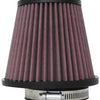 K&N Universal Air Filter 2-7/8in Flange / 5-3/16in Base / 3-1/2in Top / 4-7/16in Height