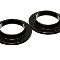 Energy Suspension Universal 2 3/16in ID 3 1/2in OD 11/16in H Black Coil Spring Isolators (2 per set)