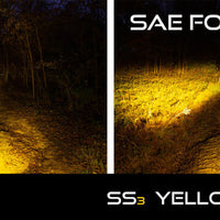 Diode Dynamics SS3 LED Pod Sport - Yellow SAE Fog Standard (Pair)