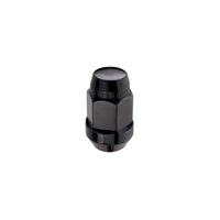 McGard Hex Lug Nut (Cone Seat Bulge Style) M14X1.5 / 22mm Hex / 1.635in. Length (4-Pack) - Black