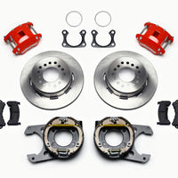 Wilwood D154 P/S Park Brake Kit Red Big Ford 2.36in Offset