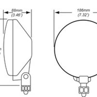 Hella 700FF H3 12V/55W Halogen Driving Lamp Kit