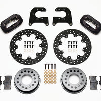 Wilwood Forged Dynalite Rear Drag Kit Drilled Rotor Mopar/Dana 2.50in Off w/Snap Ring Brng