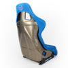 NRG FRP Bucket Seat ULTRA Edition - Large (Blue Alcantara/Gold Glitter Back)