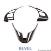 Revel GT Dry Carbon Steering Wheel Insert Covers 14-17 Mazda Mazda3 - 3 Pieces